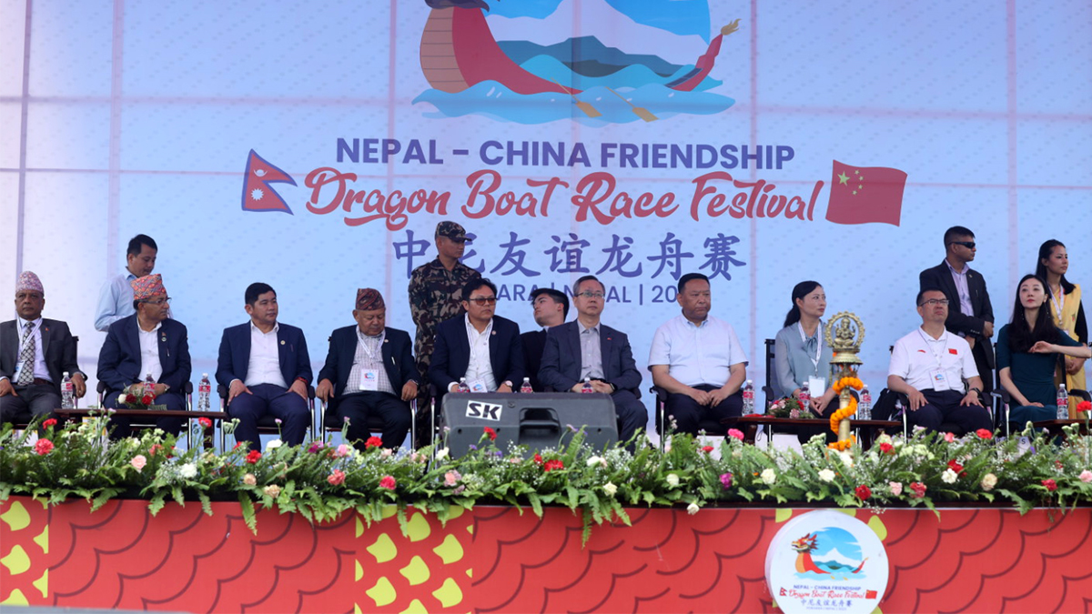 ‘ड्रागन बोट रेस फेस्टिभल’ नेपाल-चीन सम्बन्धमा नयाँ सूत्रपात : पर्यटनमन्त्री किराती